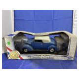 Die Cast Metal 1937 Ford Convertible in box