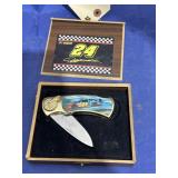 Jeff Gordan Pocket Knife in Wooden Case