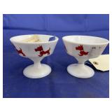 Dessert Dishes - Scotty Dog Themed