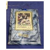 Troy Aikman Sports Card on Plaque