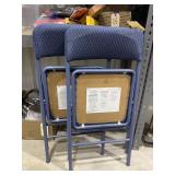2 Cushioned Folding Chairs