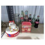 8 Pcs- Coca Cola Tins - Cans - Radio