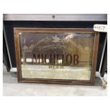 Michelob Framed Mirror 18"x26"