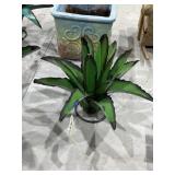 Metal Painted Yard Art - Cactus 17"