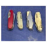 4 Pocket Knives