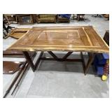 Wooden Table 46"W x 65"L x 32"H