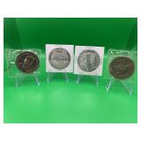 2 DRC Tokens, Ronald Reagan 100th Yr Freedom Token