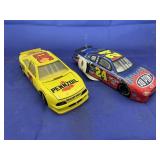 Jeff Gordan Metal Car & Michael Waltrip  Car