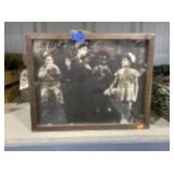 Wooden Framed Pic of Little Rascals