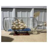 Decorative Ship in a Bottle