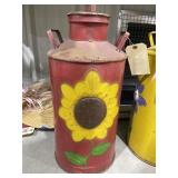 Painted Milk Can