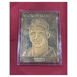 Mickey Mantle Gold Card