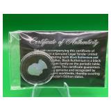 Blk Ruthenium Silver Hologram Quarter