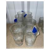 8 Pcs - Jim Beam Indy 500 Drinking Glasses