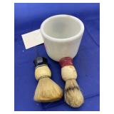 Barber Cup w/Brushes