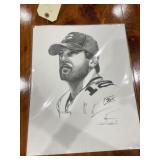 Dale Adkins Print NFL 14"x11"