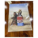 Dale Adkins Print Barrel Racer 13"x19"
