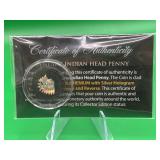 1906 Silver Hologram Blk Indian Head