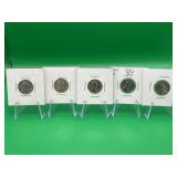 5 - 1943 Steel Pennies AU