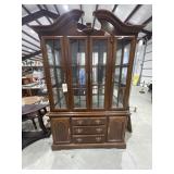 Lighted China Cabinet 53"L x 16"W x 80"H