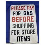 Metal Sign Single Sided