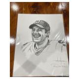 Dale Adkins Print NFL 14"x11"