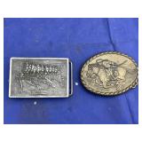 2 Belt Buckles