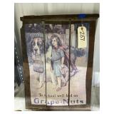 Wooden Wall Dï¿½cor - Grapenuts