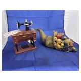Decorative Music Box Sewing Machine & More