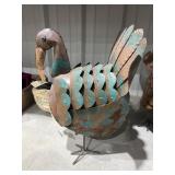 Metal Turkey Yard Dï¿½cor 21" Tall