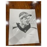 Dale Adkins Print NFL 14"x11"