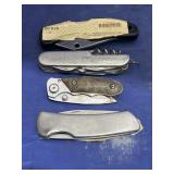 4 Pocket Knives