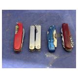 4 Pocket Knives