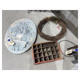 Grapevine Wreath - Wooden Coca Cola Holder