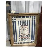 Bauer Milling Co Framed Flour Sack