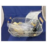 Basket w/Costume Jewelry
