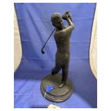 Golfing Statue