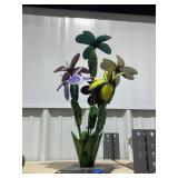Decorative Metal Flower Art 27" Tall