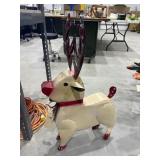 Metal Reindeer Yard Art 33"