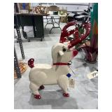 Metal Reindeer Yard Art  AS IS 38"
