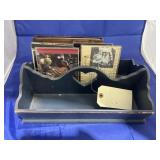 Wooden Tray w/Assorted DVD