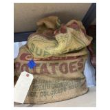 Vintage Potato Gunny Sack