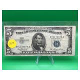 1953 Silver Cert $5 Bill