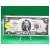 1963 Red Seal $2 Bill