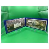 Battle of New Orleans Colorized $2 Bill