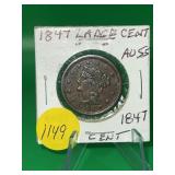 1847 Large Cent NICE