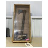 Metal Head Tomahawk in Display Case