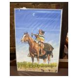 Dale Adkins Print Native American Art 19"x13"