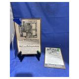 Vintage Campbells Soup Plaque & McCray