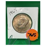 1967 Kennedy 40% Silver